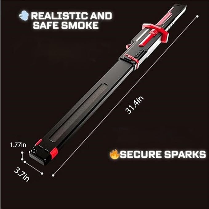 LED Sword with Smoke & Spark Effects