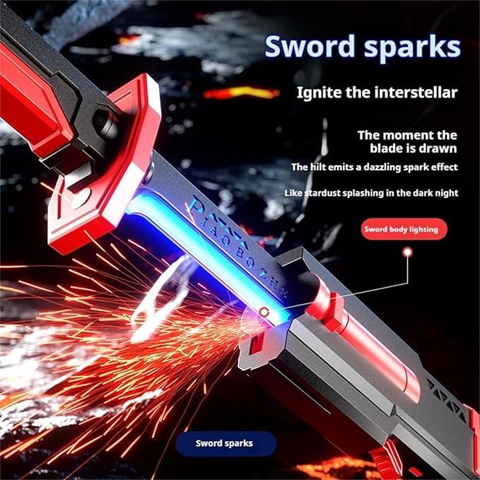 LED Sword with Smoke & Spark Effects