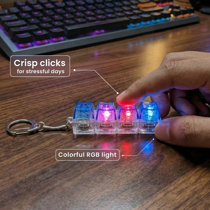 Fidget Clicky Keychain