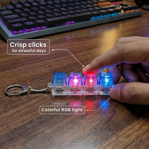 Fidget Clicky Keychain